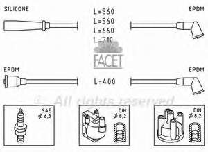 49415 Facet juego de cables de encendido