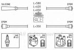 49417 Facet juego de cables de encendido