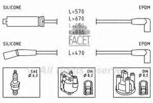 49419 Facet juego de cables de encendido