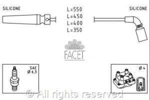 49680 Facet juego de cables de encendido