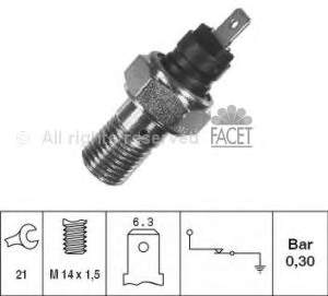 Sensor de presión de aceite 70003 Facet