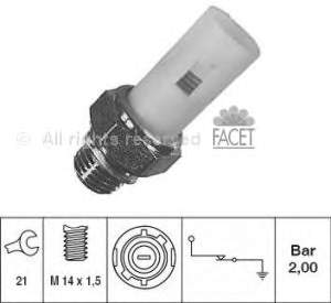 Indicador, presión del aceite 7700771827 Renault (RVI)