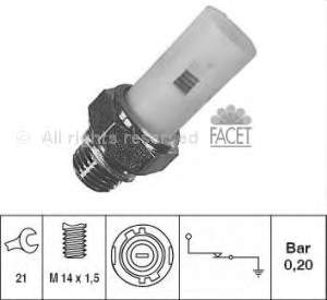 70131 Facet Indicador de presión del aceite