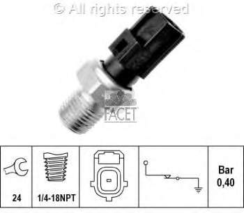 70156 Facet indicador, presión del aceite