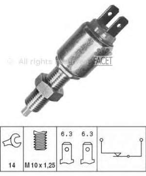 71025 Facet interruptor luz de freno