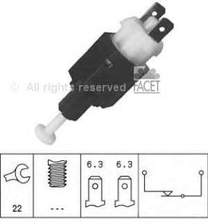 Interruptor de luz de freno Facet 71050 precio, desde 5,36 EUR