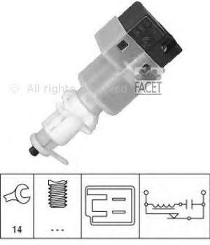 Interruptor Luz De Freno 71107 Facet