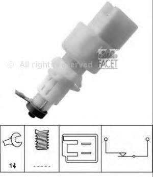 Interruptor de luz de freno 71108 Facet