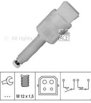 Interruptor de luz de freno 71126 Facet