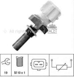 Sensor de temperatura del motor Facet 73171