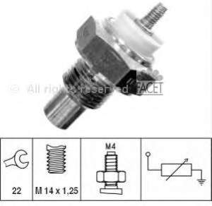 Sensor de temperatura del refrigerante 024281 Peugeot/Citroen