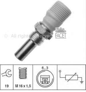 Sensor de temperatura del refrigerante 4840434 Iveco