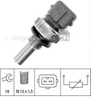 Sensor de temperatura del refrigerante 133891 Peugeot/Citroen