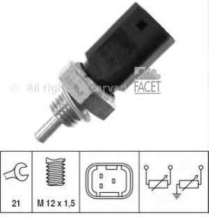 Sensor de temperatura del motor Facet 73252