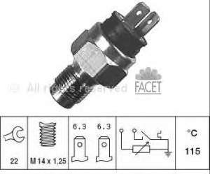 Sensor de temperatura 1920Y7 Peugeot/Citroen