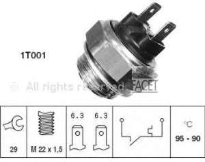 7.5020 Facet sensor, temperatura del refrigerante (encendido el ventilador del radiador)