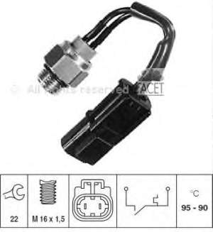 75055 Facet sensor, temperatura del refrigerante (encendido el ventilador del radiador)