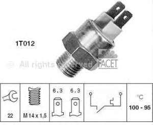 Sensor, temperatura del refrigerante (encendido el ventilador del radiador) 7700739708 Renault (RVI)