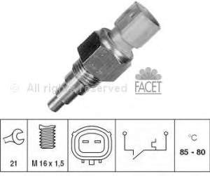 Sensor, temperatura del refrigerante (encendido el ventilador del radiador) 75109 Facet