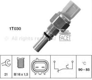 7.5151 Facet sensor, temperatura del refrigerante (encendido el ventilador del radiador)