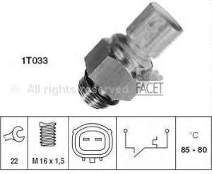 75173 Facet sensor, temperatura del refrigerante (encendido el ventilador del radiador)