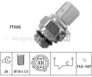 Sensor, temperatura del refrigerante (encendido el ventilador del radiador) 37773PT3A01 Honda