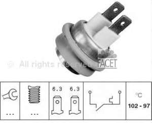 Sensor, temperatura del refrigerante (encendido el ventilador del radiador) 9135545 Volvo