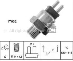 A0065456624 Mercedes sensor, temperatura del refrigerante (encendido el ventilador del radiador)