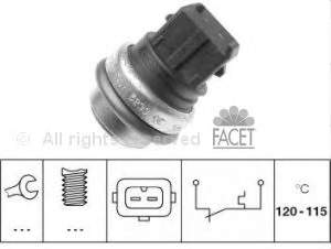 75233 Facet sensor, temperatura del refrigerante (encendido el ventilador del radiador)