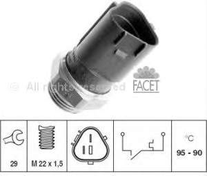 Comprar 75262 Facet Sensor de temperatura del refrigerante, salpicadero