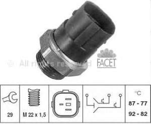 75651 Facet sensor, temperatura del refrigerante (encendido el ventilador del radiador)