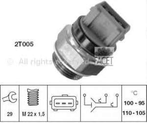 Comprar 75672 Facet Sensor de temperatura del refrigerante, salpicadero