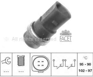 Sensor de temperatura del refrigerante Facet 75692