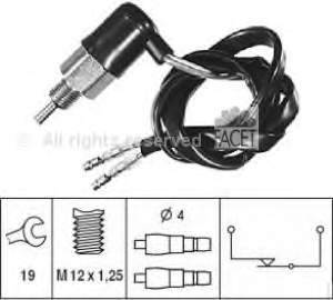 76047 Facet interruptor, piloto de marcha atrás