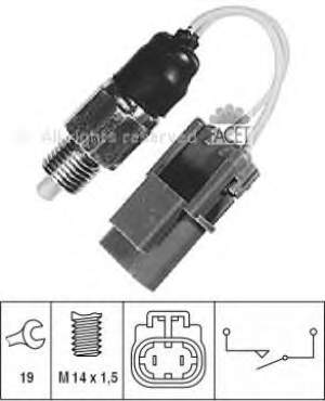 7.6115 Facet interruptor, piloto de marcha atrás