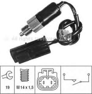 76140 Facet interruptor, piloto de marcha atrás