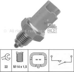 Sensor de marcha atrás 76218 Facet