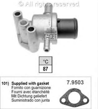 78105 Facet termostato, refrigerante