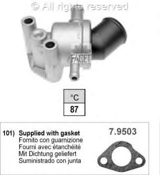 78107 Facet termostato, refrigerante