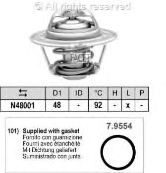 78207 Facet Termostato de agua