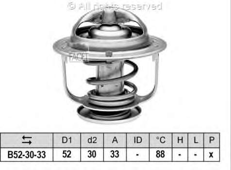 78238S Facet termostato, refrigerante