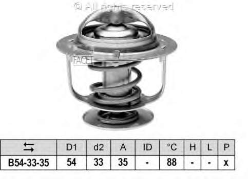 78248S Facet termostato, refrigerante