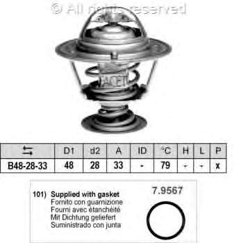 9091603112 Toyota termostato, refrigerante