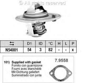 78329 Facet termostato, refrigerante