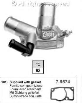 78343 Facet termostato, refrigerante