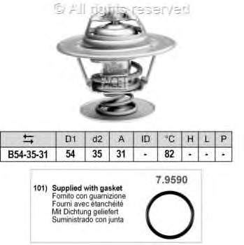 78380 Facet termostato, refrigerante