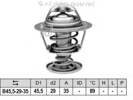 78389S Facet termostato, refrigerante