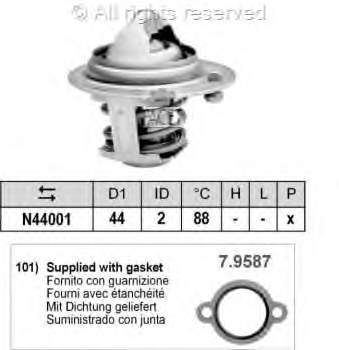 78409 Facet termostato, refrigerante