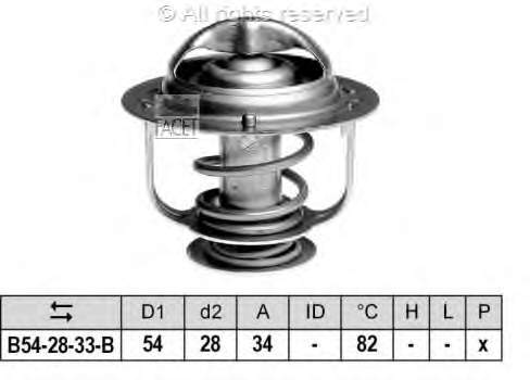 78462S Facet termostato, refrigerante