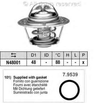 78480 Facet termostato, refrigerante